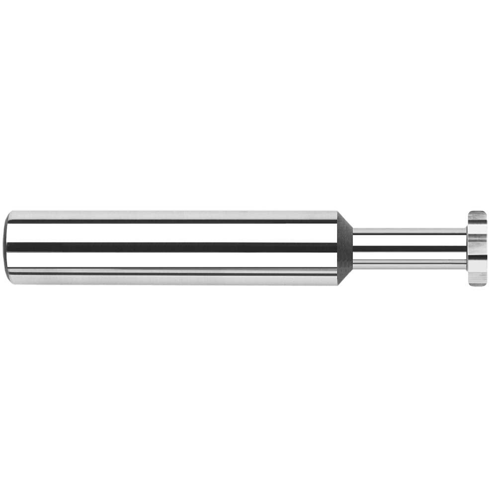 Harvey Tool 968493 Woodruff Keyseat Cutter 1/4" Cut Dia, 3/32" Cut Width, 1/4" Shank Dia, Straight Tooth