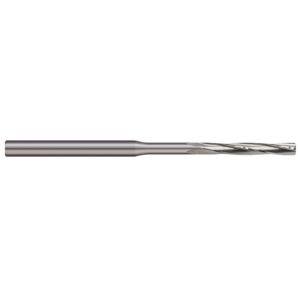 Harvey Tool RRH0625 Chucking Reamer 1/16" Dia, 2" OAL, 7/16" Flute Length, Spiral Flute, Straight-Cylindrical Shank, Solid Carbide