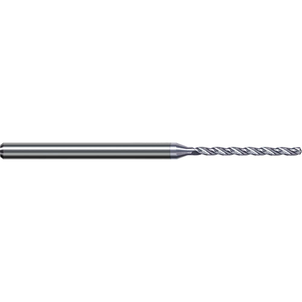 Harvey Tool DQW0180-C8 Micro Drill Bit #77 (0.0180"), 130 deg, Solid Carbide