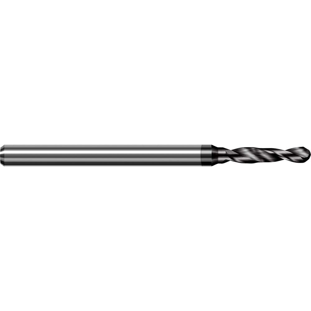 Harvey Tool DDA0787-C4 Micro Drill Bit 2.00 mm Dia, (0.0787"), 130 deg, Solid Carbide