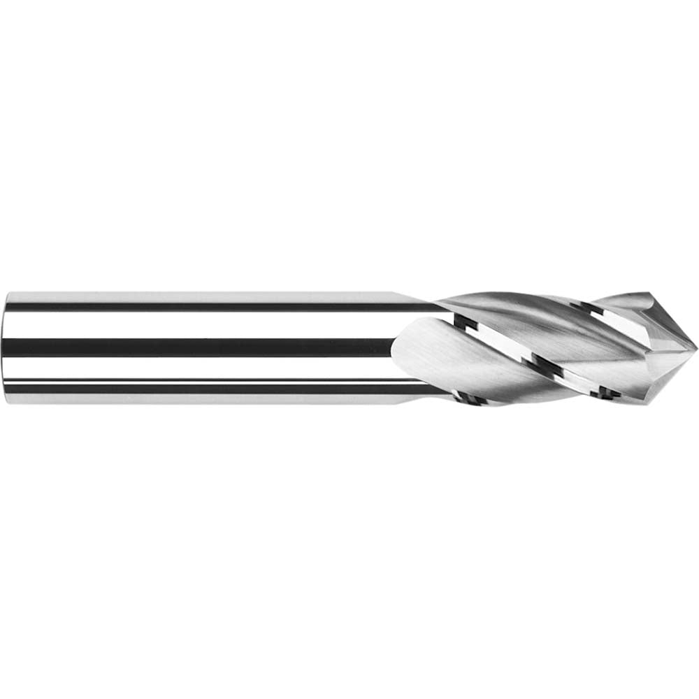Harvey Tool 988116 Drill Mill 1/4" Dia, 3/4" LOC, 4 Flutes, 120 &deg Point, Solid Carbide
