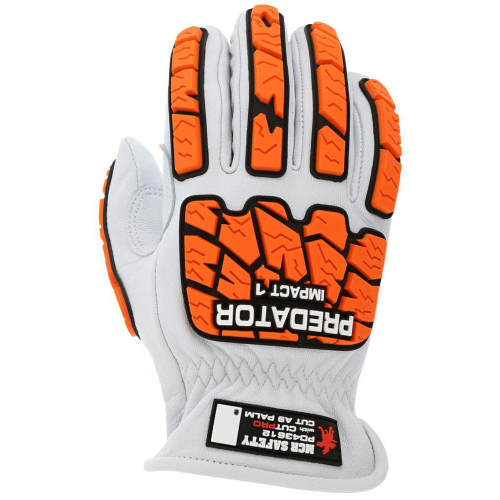 MCR Safety PD43612L Cut, Puncture & Abrasion-Resistant Gloves MCR Safety PD43612, Size Large, ANSI Cut A9, ANSI Puncture 5, Uncoated, Goatskin & HPPE