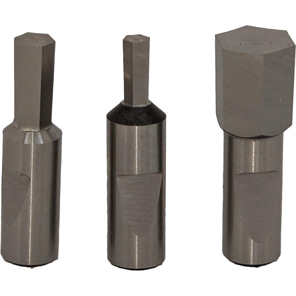 Somma Tool Co. HX2-3/8-F Hexagon Broaches Hex Size (Decimal Inch) 0.3750  Tool Material High-Speed Steel  Coating Bright/Uncoated  Coated Uncoated  Maximum Cutting Length 0.794in  Overall Length 1.75