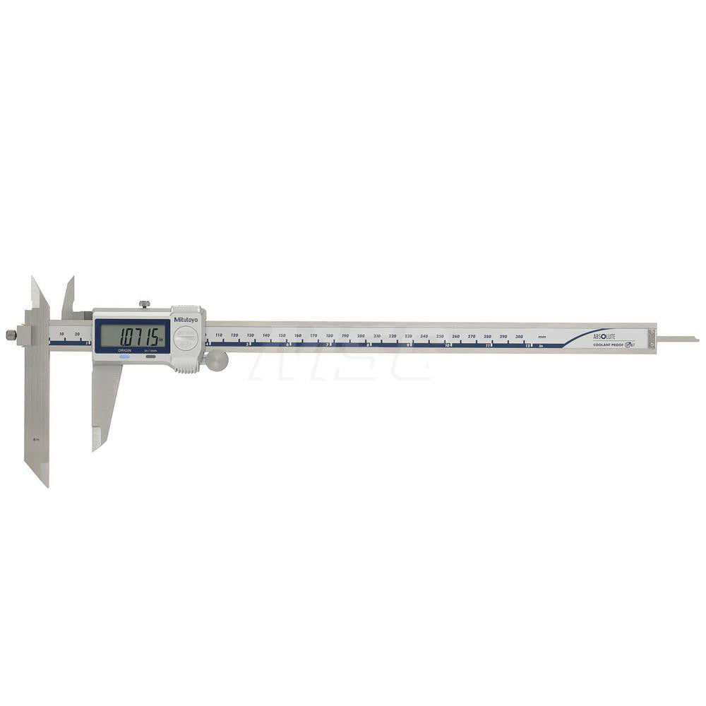 Mitutoyo 573-704-20 Electronic Caliper 300.00 mm, 12", 0.01 mm, 0.0010" Resolution, +/-0.03 mm, +/-0.0015" Accuracy, Data Output, Steel