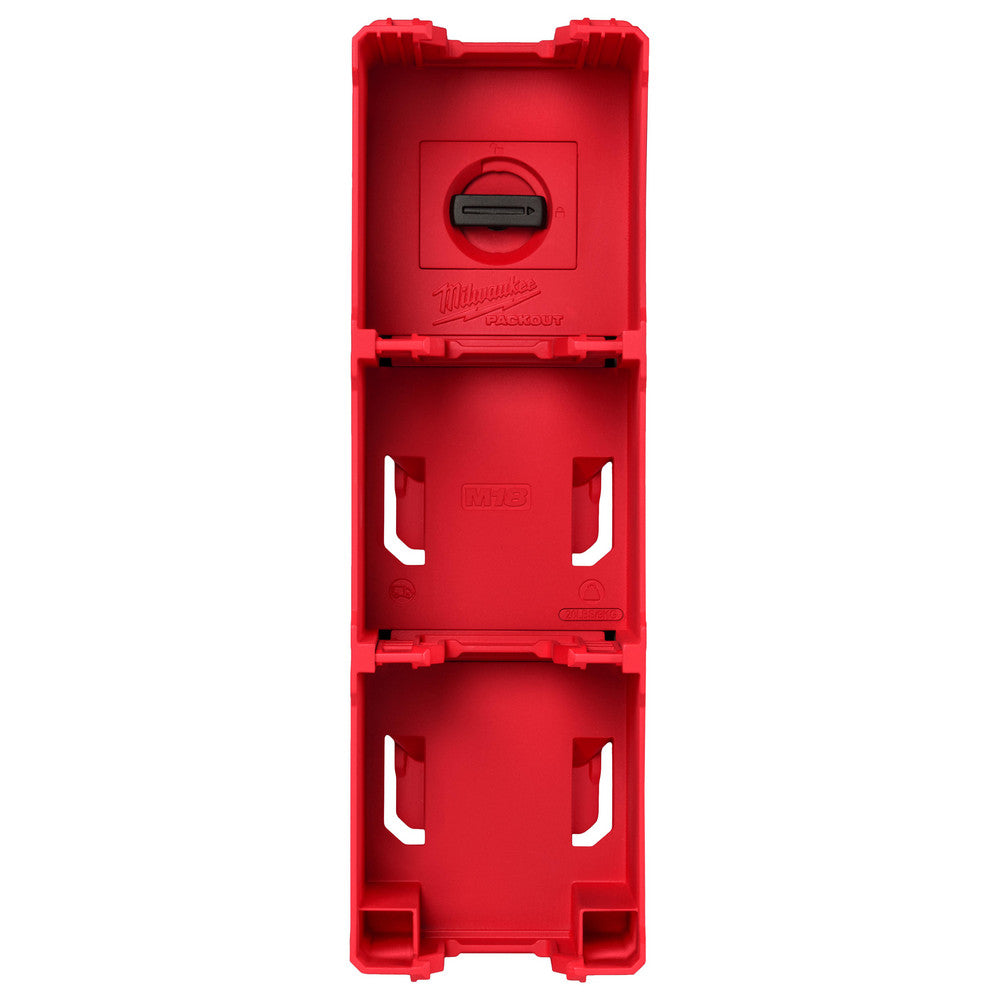 Milwaukee Tool 48-22-8339 Tool Case Battery Rack 4" Thick, 4" Wide, 4" High, 13" Deep, Polymer & Steel