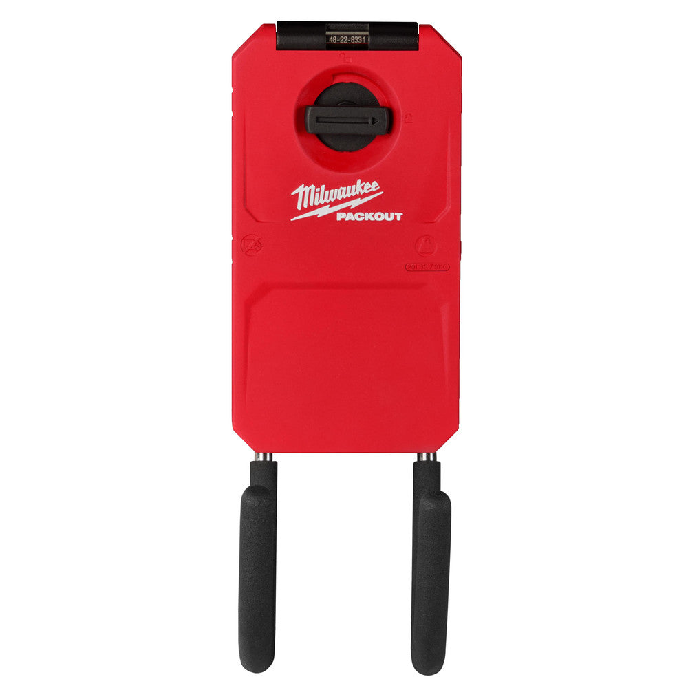 Milwaukee Tool 48-22-8331 Tool Case Storage Hook 3.75" Thick, 6" Wide, 3.5" High, 11" Deep, Polymer & Steel