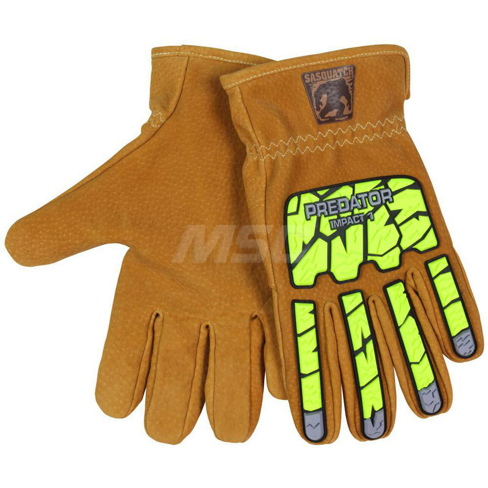 MCR Safety PD3430XL Cut, Puncture & Abrasion-Resistant Gloves Predator® PD3430, Size X-Large, ANSI Cut A5, ANSI Puncture 4, Uncoated, Leather & HPPE