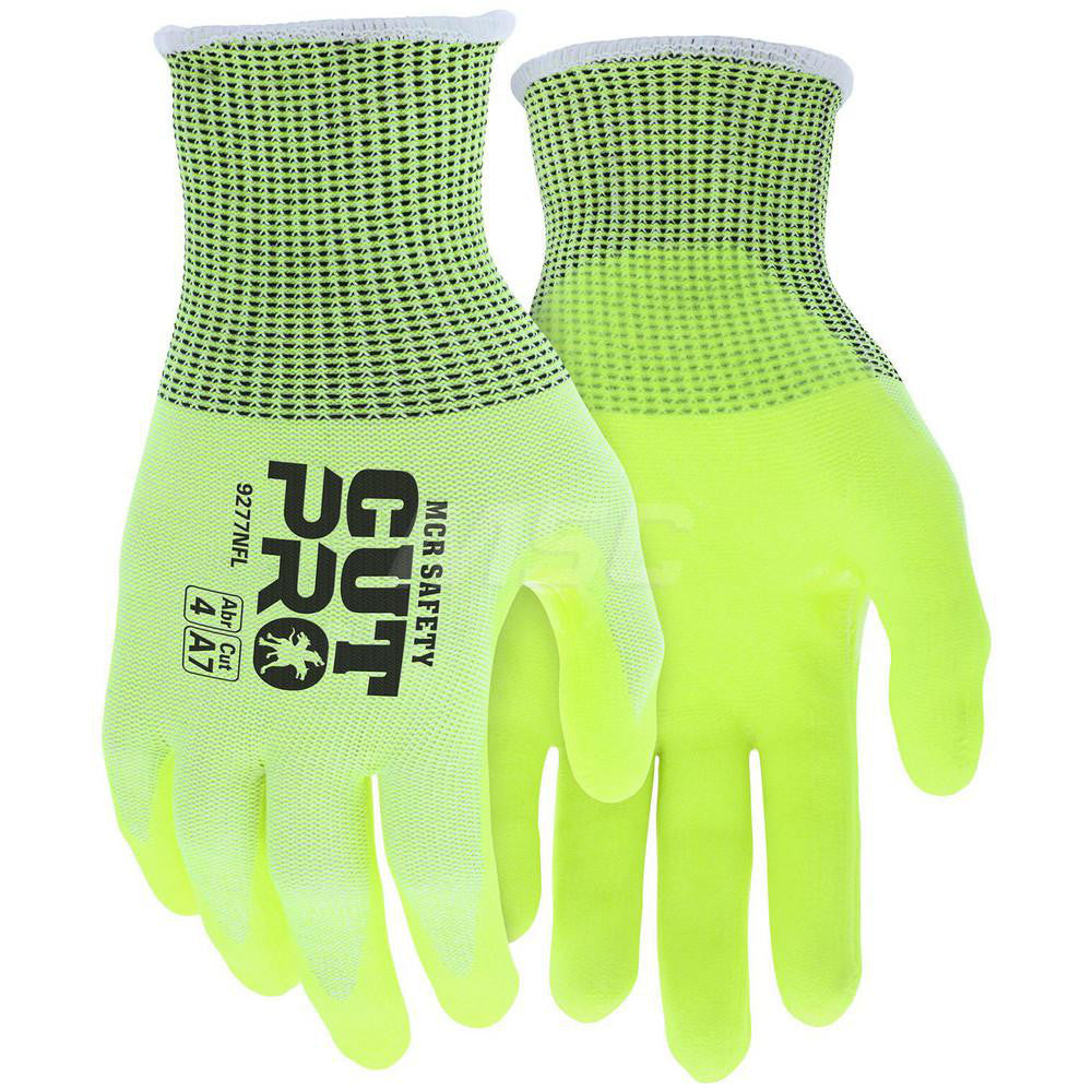 MCR Safety 9277NFXS Cut, Puncture & Abrasion-Resistant Gloves Cut Pro 9277NF, Size X-Small, ANSI Cut A7, ANSI Puncture 3, Foam Nitrile, HPPE