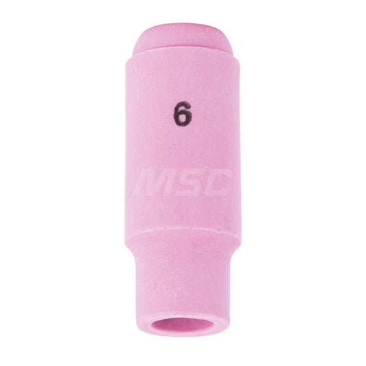 Lincoln Electric KP4756-6 TIG Torch Nozzles Nozzle Size #6  Overall Diameter Standard  Material Alumina  Orifice Opening 10.0 mm  For Use With PTA-17 PTA-26 PTW-18  Standards 10N48