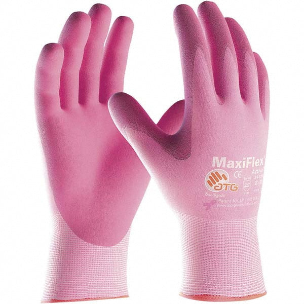 ATG 34-8264/XXS Work Gloves ATG 34-8264, Size 2X-Small, Micro-Foam Nitrile-Coated Nylon & Elastane, General Purpose