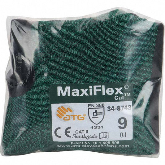 ATG 34-874V/M Work Gloves ATG 34-874V, Size Medium, Micro-Foam Nitrile-Coated Nylon & Elastane, General Purpose