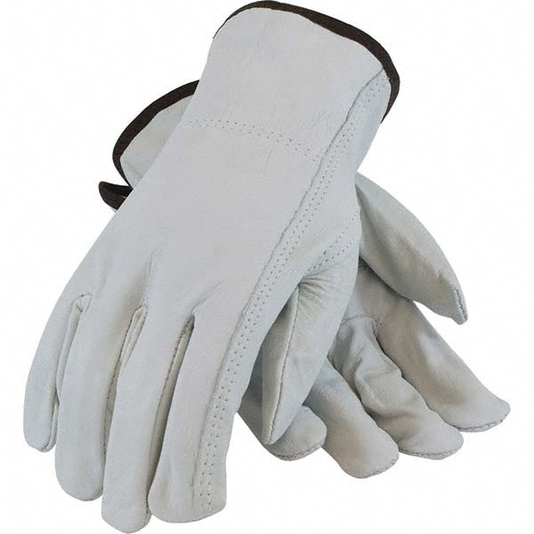 PIP 68-163/L Work Gloves PiP 68-163, Size Large, Split Cowhide Leather Lined, Split Cowhide, General Purpose