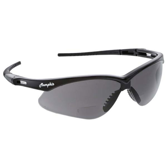 MCR Safety MPH20G Safety Glasses Scratch-Resistant, Polycarbonate, Gray Lenses, Wrap Around