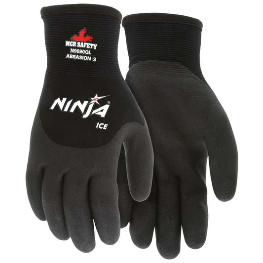 MCR Safety N9690QXL Work Gloves MCR Safety N9690Q, Size X-Large, PVC-Coated Nylon, General Purpose