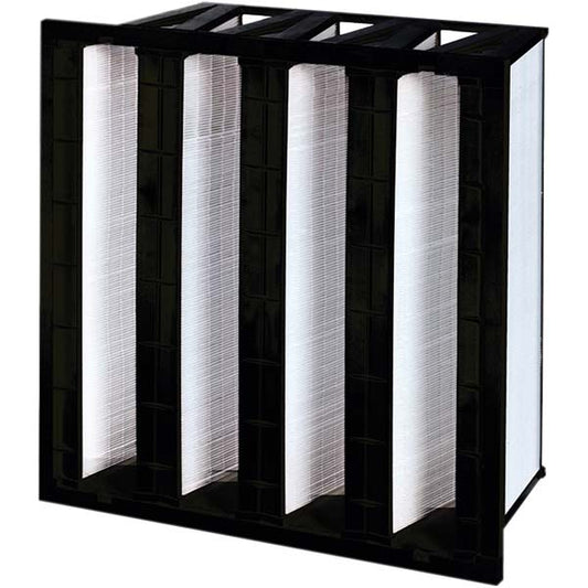 Pro-Source PRO40046-P Pleated Air Filter 24 x 24 x 12", MERV 15, V-Bank Mini-Pleat