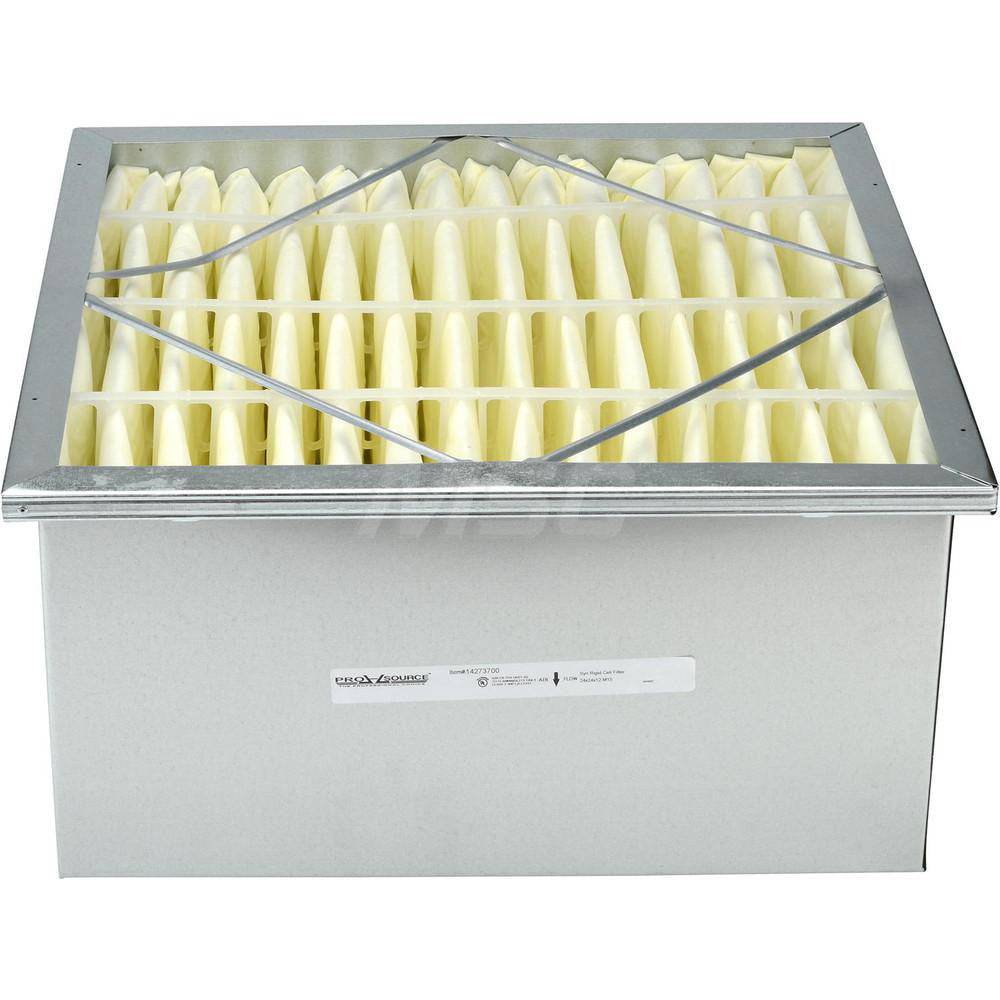 Pro-Source PRO16435 Pleated Air Filter 24 x 24 x 12", MERV 15, Rigid Cell