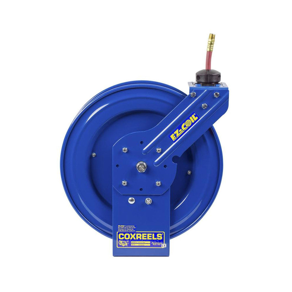 CoxReels EZ-P-LP-450 Hose Reel with Hose 1/2" ID Hose x 50', Spring Retractable