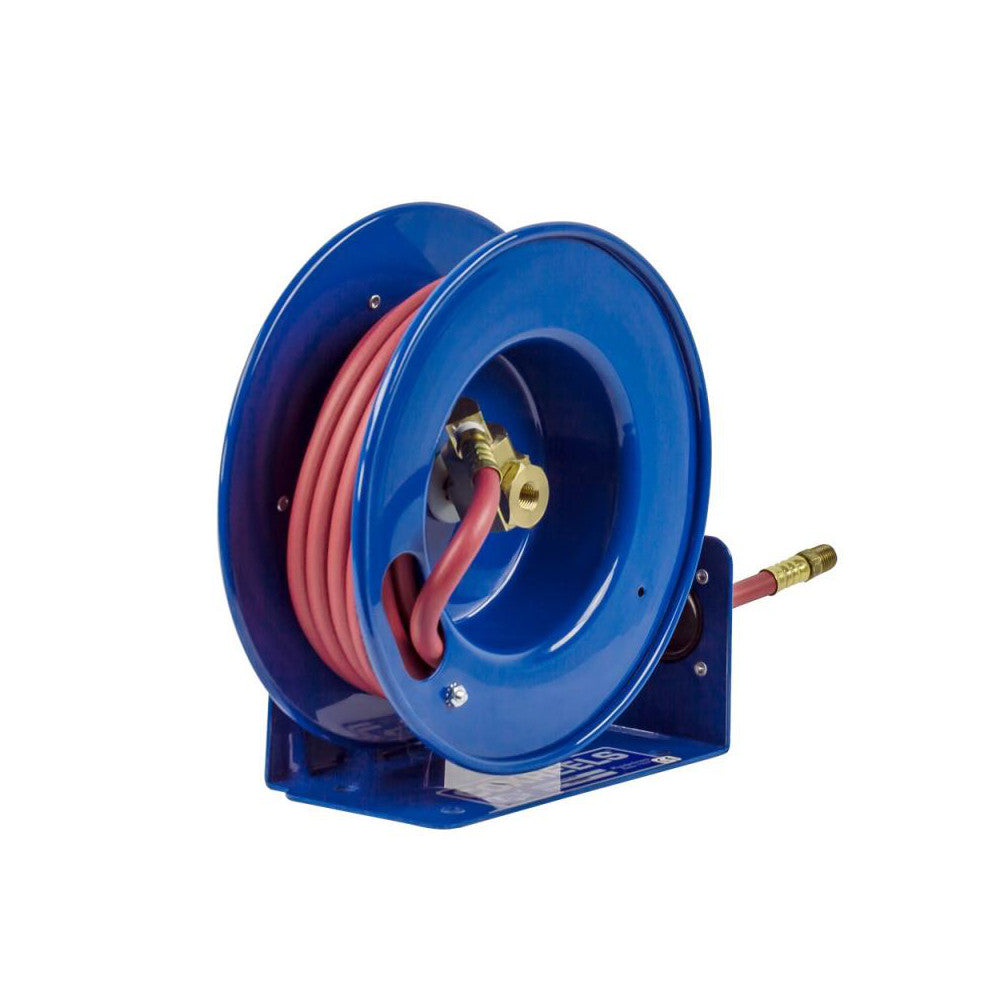 CoxReels LG-LP-125 Hose Reel with Hose 1/4" ID Hose x 25', Spring Retractable