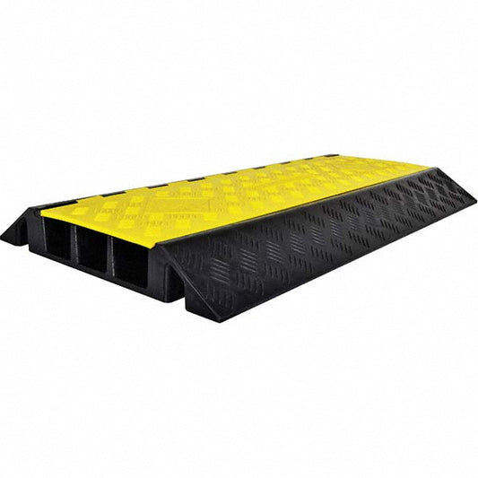 Powerhouse PWR.3CHAN.HD Floor Cable Cover Polyethylene, 3 Channels, 2-1/4" Max Cable Dia