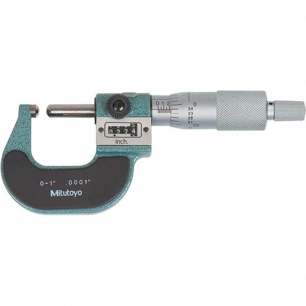 Mitutoyo 295-253CAL Spherical Face Micrometers Operation Type Mechanical Thimble Type Ratchet Digital Counter Yes Accuracy ±.00015 in Anvil Material Carbide Spindle Material Carbide Calibrated Yes Traceability Certification Included Nist Accuracy (mm) ±.000