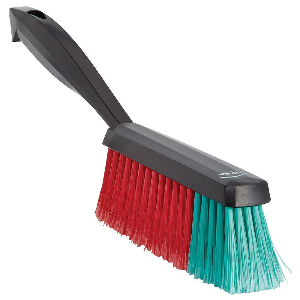 Vikan 450252 Hand Brush w/Short Handle, 13", Soft, Black