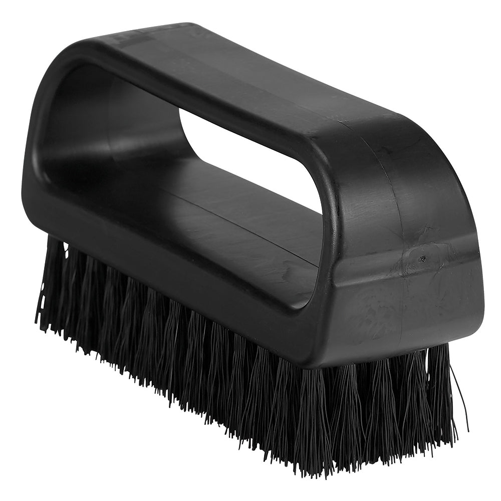 Vikan 643319 ColorCore Nail brush, 3.7" Medium, Black