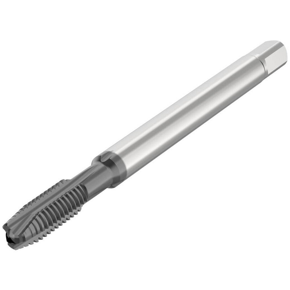 Seco 10001184 Spiral Point Tap 1/4-28 UNJF, 3 Flutes, Plug Chamfer, 3B Class of Fit, High-Speed Steel-E-PM, AlCrN Coated