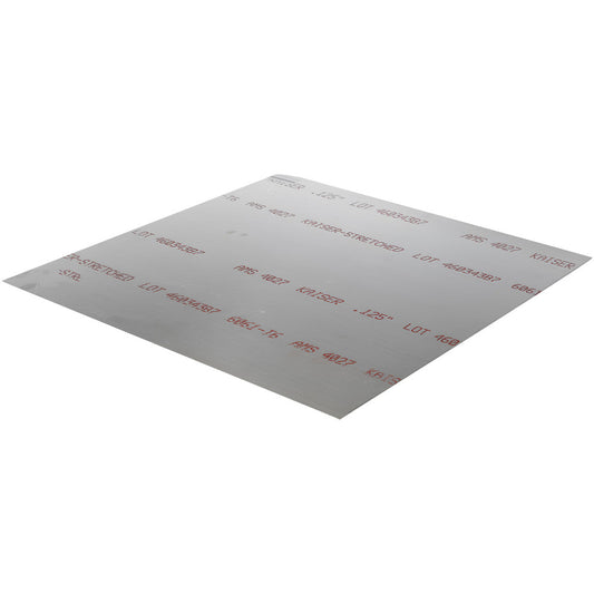 Value Collection XALFLR079512X2 1/8 Inch Thick x 24 Inch Wide x 24 Inch Long, Aluminum Sheet