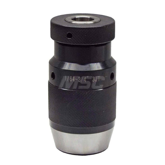 ShopForce D0033 Drill Chuck 1/64 to 3/4" Capacity, Jacob Taper Mount, JT3
