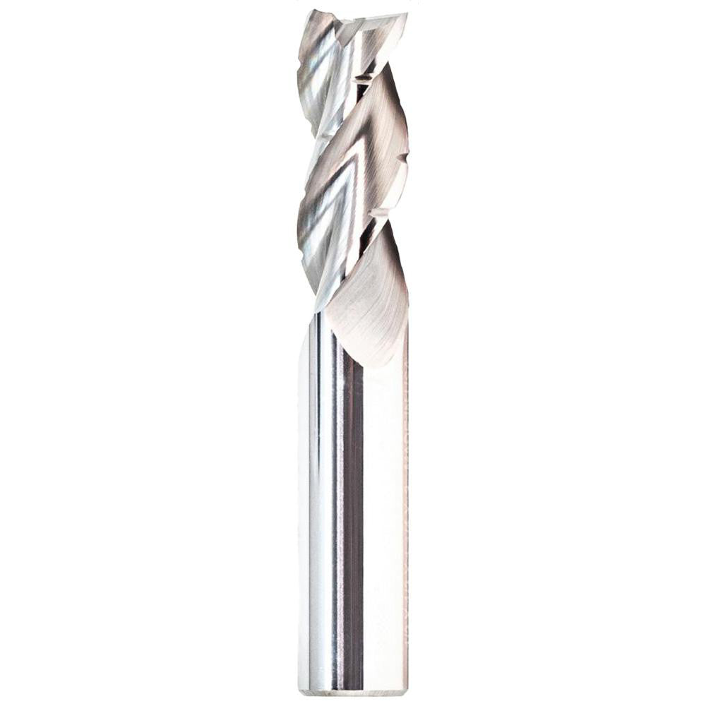 GWS 120663 Corner Radius End Mill 1/2" Dia, 1-1/4" LOC, 0.0150" Radius, 3 Flute, Solid Carbide