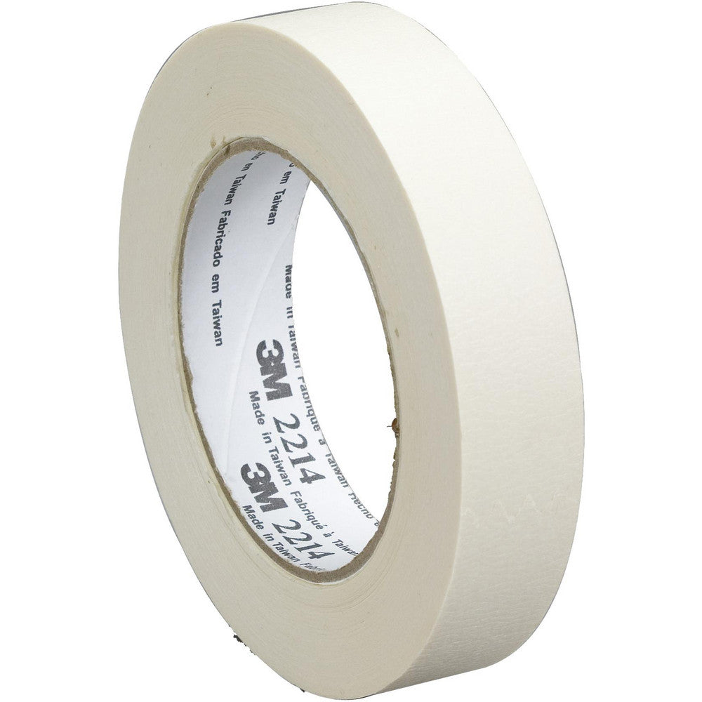 3M 7100245640 Masking & Painter's Tape Tape Material Crepe Paper  Length (Meters) 55.000  Thickness (mil) 4.9000  Color Tan  Series Part Number 2214  Adhesive Material Rubber
