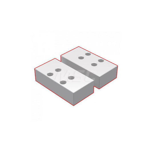 5th Axis VAJ52X Vise Jaw Sets Jaw Width (mm) 125.73 mm Jaw Width (Inch) 125.73 mm Set Type Standard Material Aluminum Vise Compatibility V510X Self-Centering Vises V562X Self-Centering Vises Jaw Height (mm) 62.3 mm Jaw Height (Decimal Inch) 62.3 mm Jaw Th