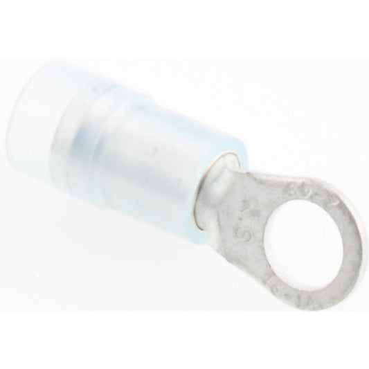 Value Collection RNYDS2-4 Circular Ring Terminal Partially Insulated, 16 to 14 AWG, Crimp Connection