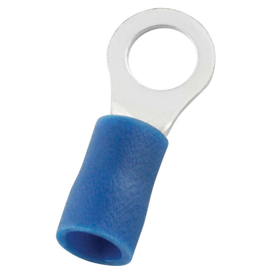 Value Collection RVS2-5 Circular Ring Terminal Partially Insulated, 16 to 14 AWG, Crimp Connection
