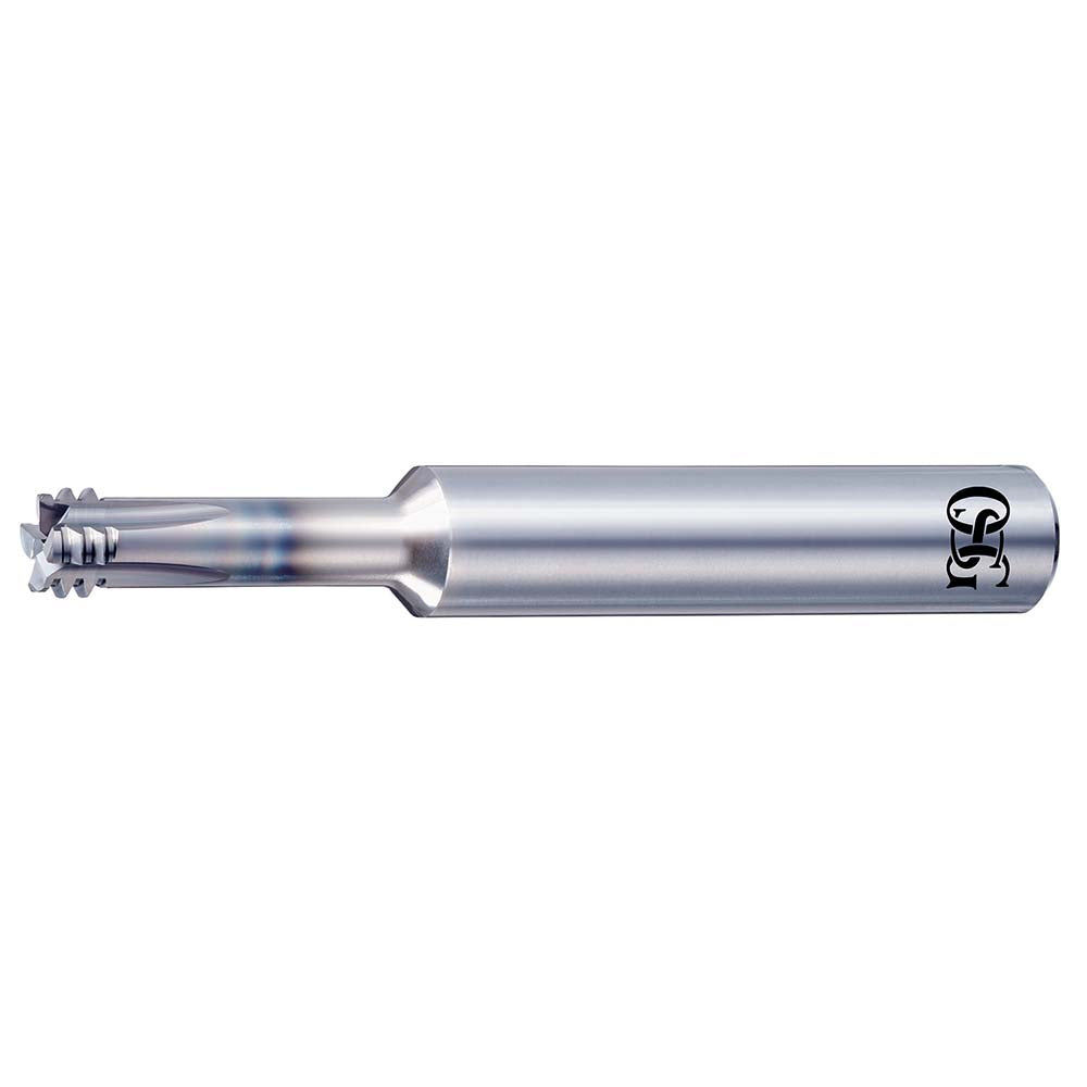 OSG 1664500811 Helical Flute Thread Mill 1/2, 4 Flute, 3/8" Shank Dia, Solid Carbide