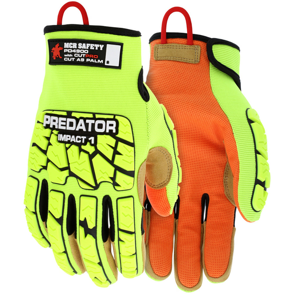 MCR Safety PD4900L Cut, Puncture & Abrasion-Resistant Gloves MCR Safety PD4900, Size Large, ANSI Cut A9, ANSI Puncture 5, Uncoated, Synthetic & HPPE