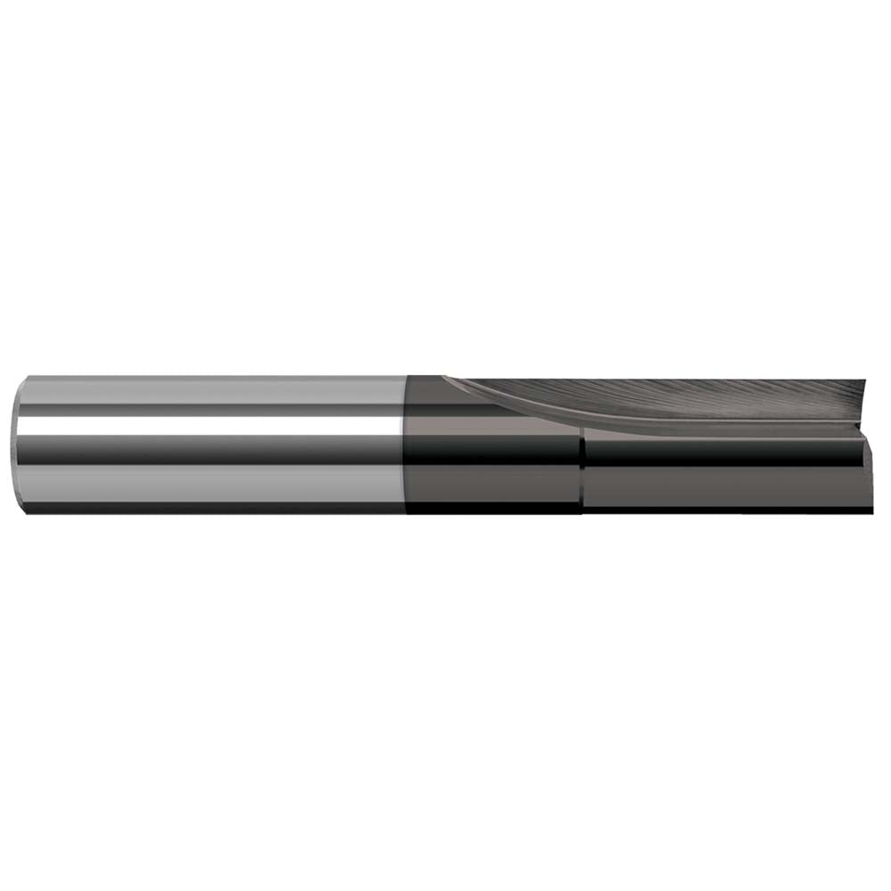 Harvey Tool 825216-C4 Square End Mill 1/4'' Dia, 3/8'' LOC, 1/4'' Shank Dia, 2-1/2'' OAL, 2 Flutes, Solid Carbide
