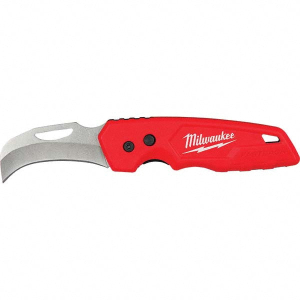 Milwaukee Tool 48-22-1525 Folding Knives Edge Type Straight  Blade Type Hawk Bill  Blade Material Stainless Steel  Handle Material Plastic  Overall Length (Inch) 7  Blade Length (Inch) 2