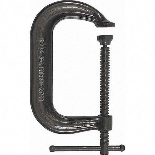 Bessey CDF406 C-Clamp 6" Max Opening, 4-1/8" Throat Depth, Forged Steel