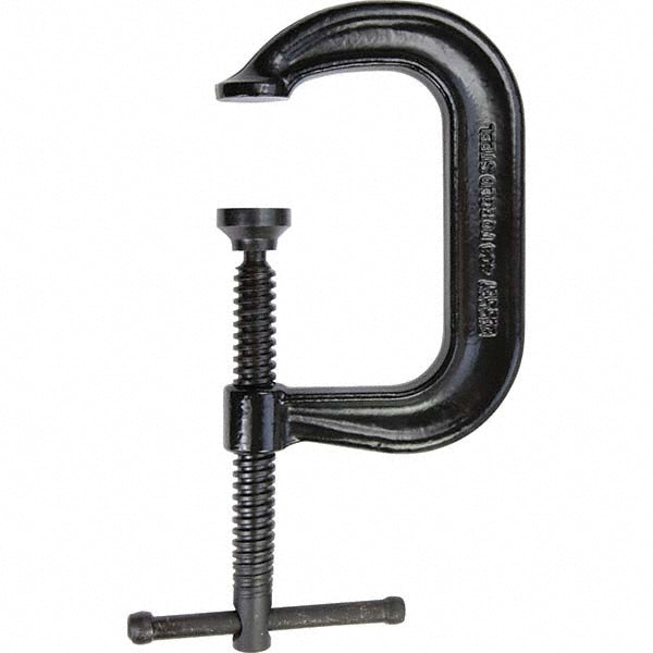 Bessey CDF404 C-Clamp 4" Max Opening, 3-1/4" Throat Depth, Forged Steel