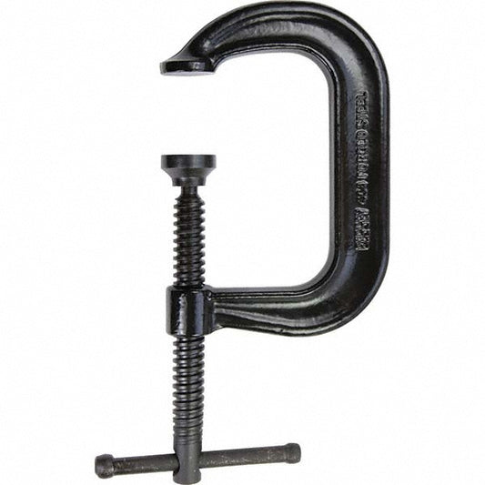 Bessey CDF404 C-Clamp 4" Max Opening, 3-1/4" Throat Depth, Forged Steel