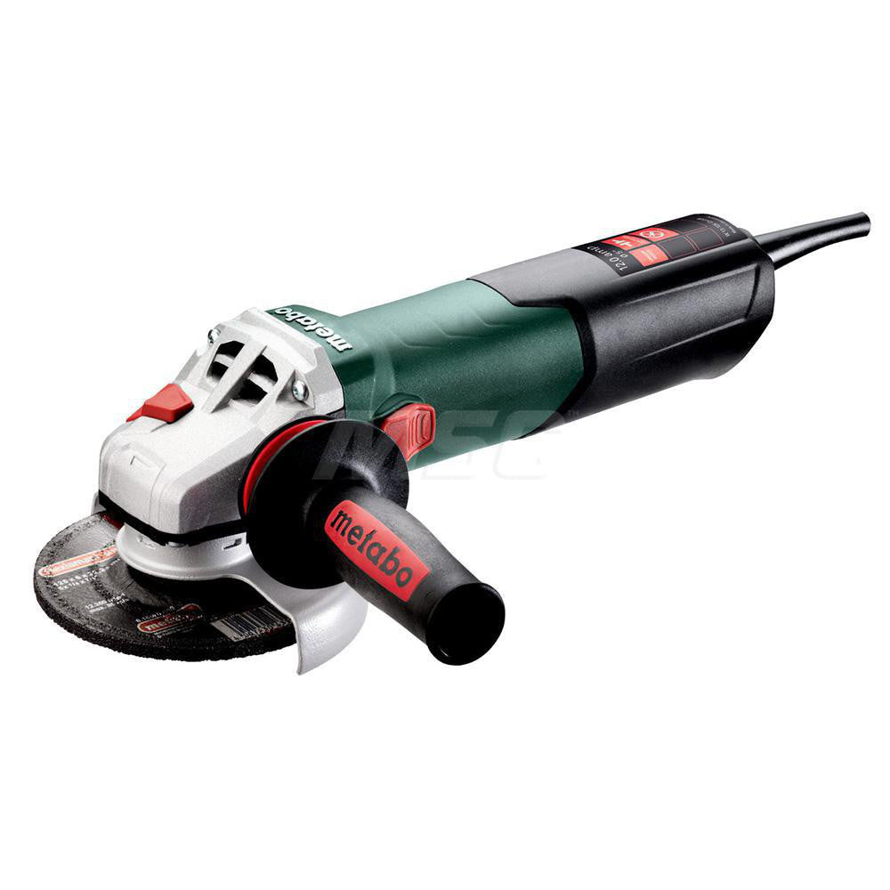 Metabo 603627420 Corded Angle Grinder 4-1/2 to 5" Wheel Dia, 11,000 RPM, 5/8-11 Spindle