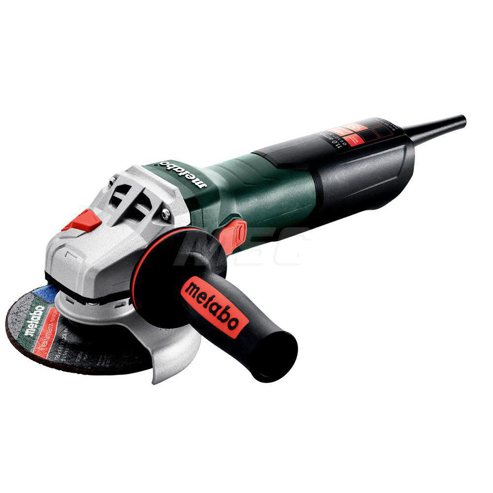 Metabo 603623420 Corded Angle Grinder 4-1/2 to 5" Wheel Dia, 11,000 RPM, 5/8-11 Spindle