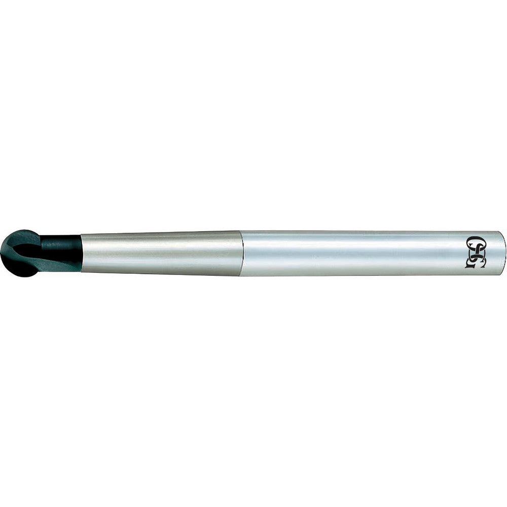 OSG 44130313 Ball End Mill 1/8" Dia, 2 Flute, Solid Carbide