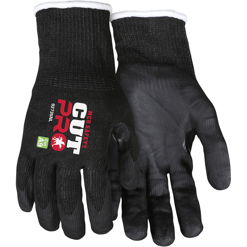 MCR Safety 92735NXL Cut, Puncture & Abrasion-Resistant Gloves Cut Pro 92735N, Size X-Large, ANSI Cut A9, ANSI Puncture 5, Foam Nitrile, HPPE