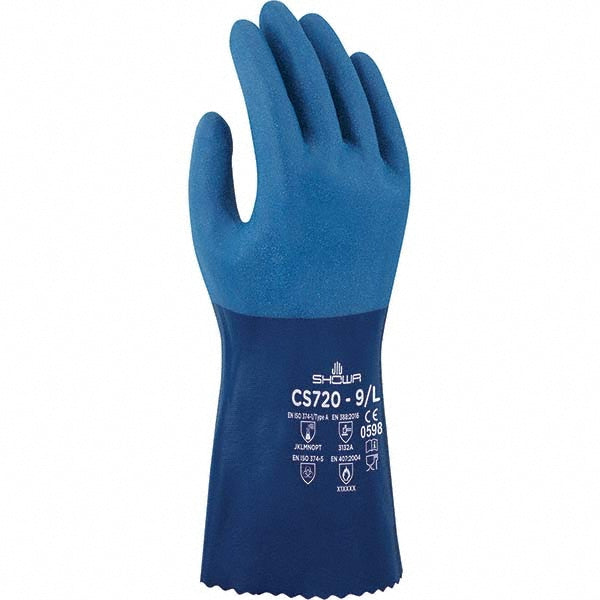 SHOWA CS720M-08 Chemical Resistant Gloves SHOWA® Size Medium, 8.00 mil, Nitrile, Unsupported