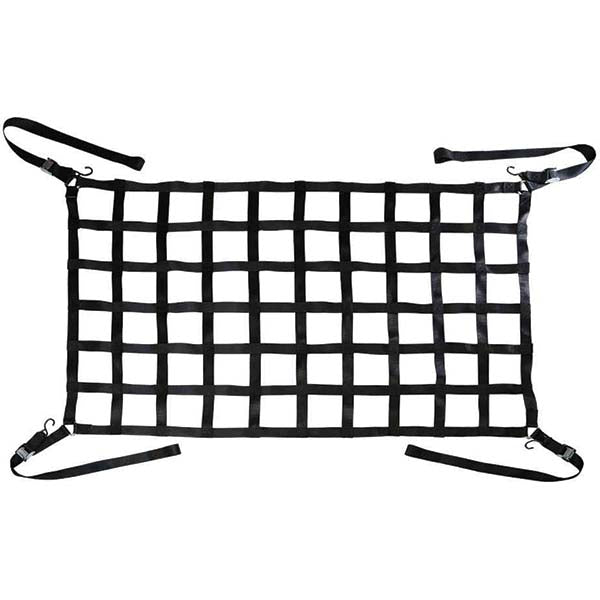 US Cargo Control CN-825066-BLK Rectangle Cargo Net 82" Long, 50" Wide, Polyester, Polyester Net