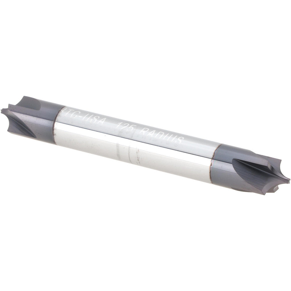Harvey Tool 805908-C3 Corner Rounding End Mill 1/8" Radius, 5/16" Dia, 4 Flutes, Solid Carbide