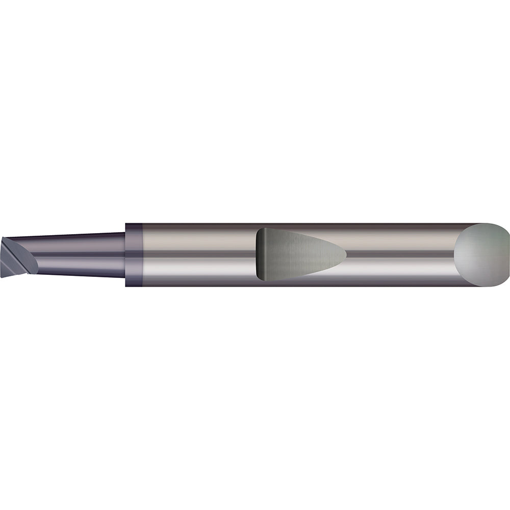 Micro 100 QBM-118500X Boring Bar 0.118" Min Bore, 1/2" Max Depth, Right Hand Cut, Solid Carbide