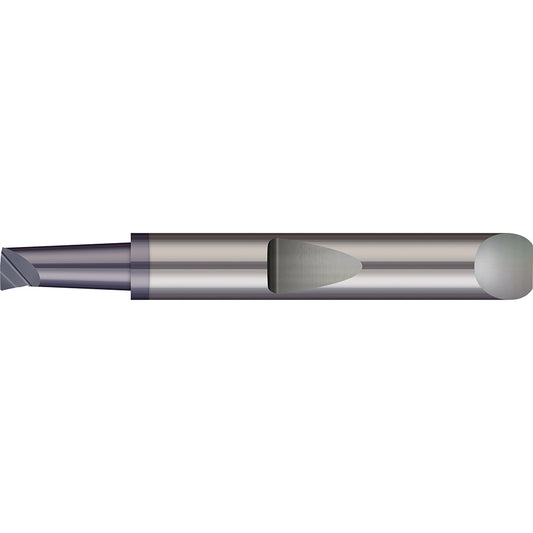 Micro 100 QBM-118500X Boring Bar 0.118" Min Bore, 1/2" Max Depth, Right Hand Cut, Solid Carbide